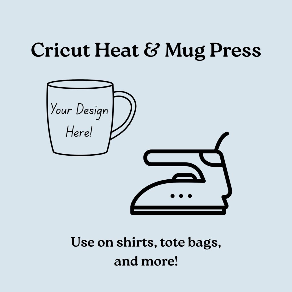 cricut heat press & mug press