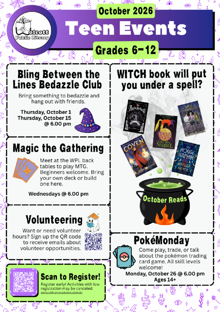 An image of the current teen newsletter
